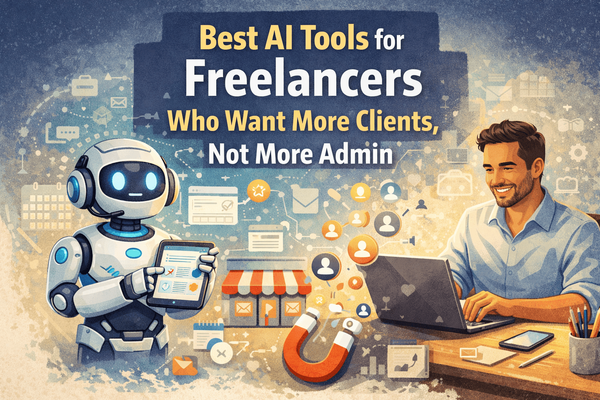 Best AI Tools for Freelancers Who Want More Clients, Not More Admin